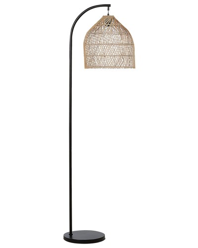 Rattan floor lamp natural - floor,