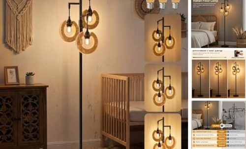 Boho floor lamps for - 70",