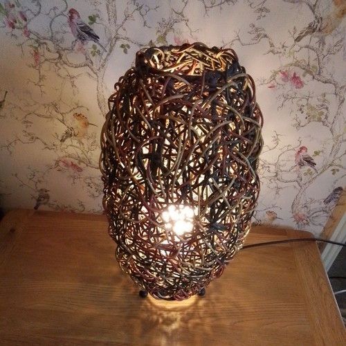 Vintage twisted wood rattan - twisted,