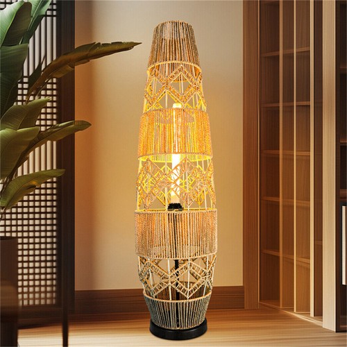 Hand woven floor - floor, lamp
