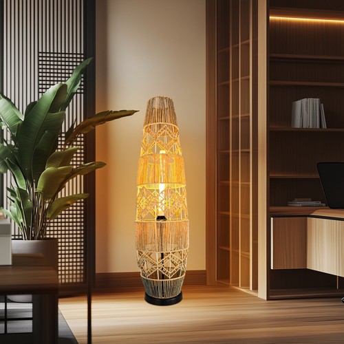 Color rattan floor lamp - floor,