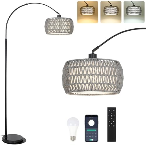Arc standing lamp boho - standing, lamp,