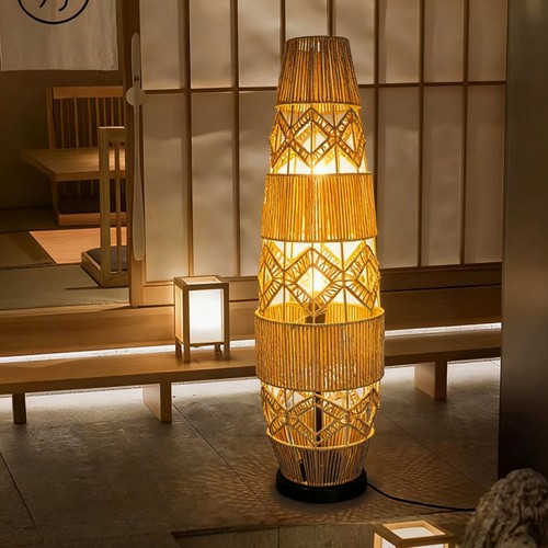 Hand woven rattan floor - rattan,
