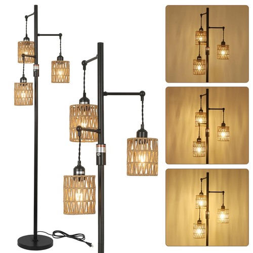 Rayofly dimmable rattan - rattan, floor